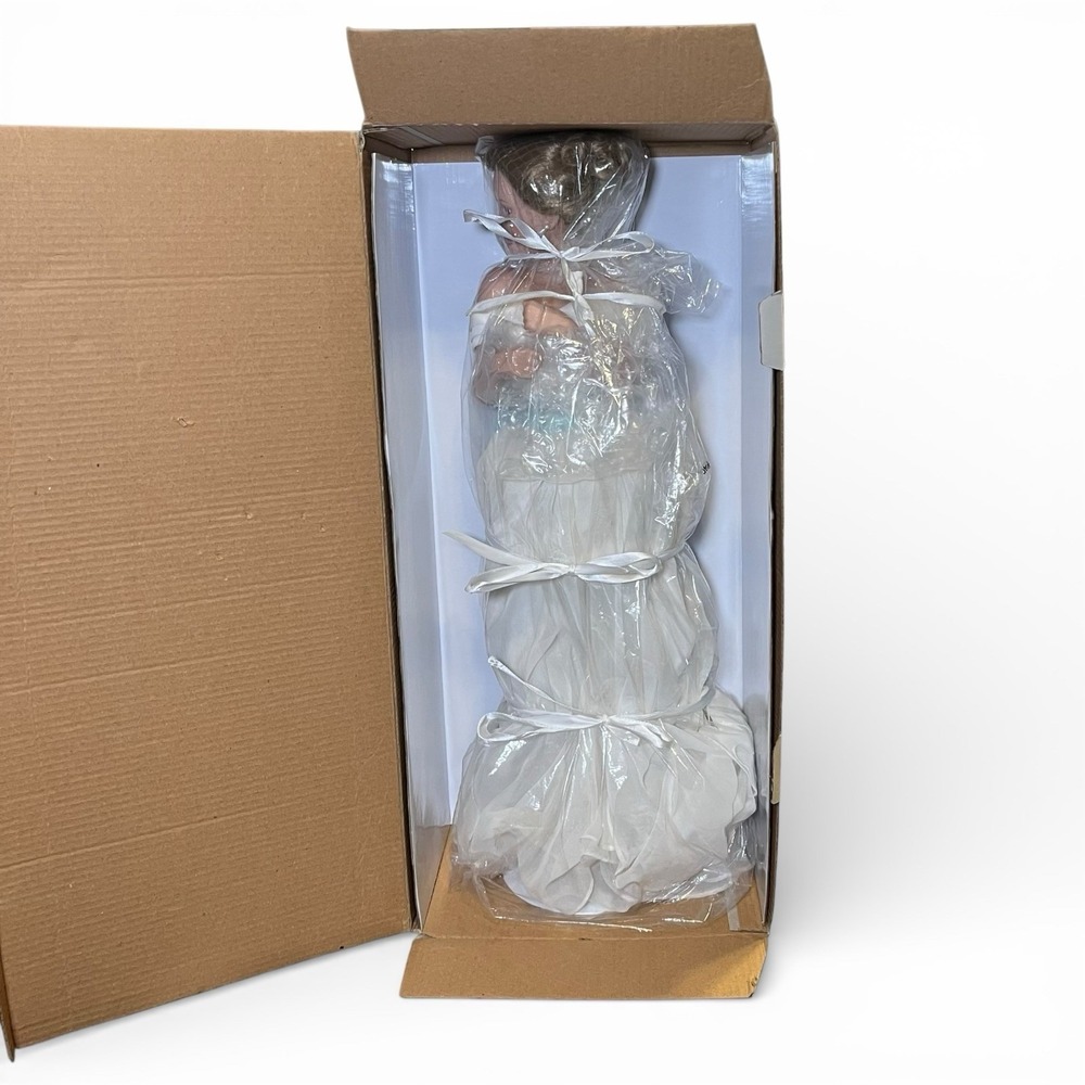 Ashton Drake Galleries Summer Dream Porcelain Bride Wedding Doll Donna 1997 - Picture 12 of 12